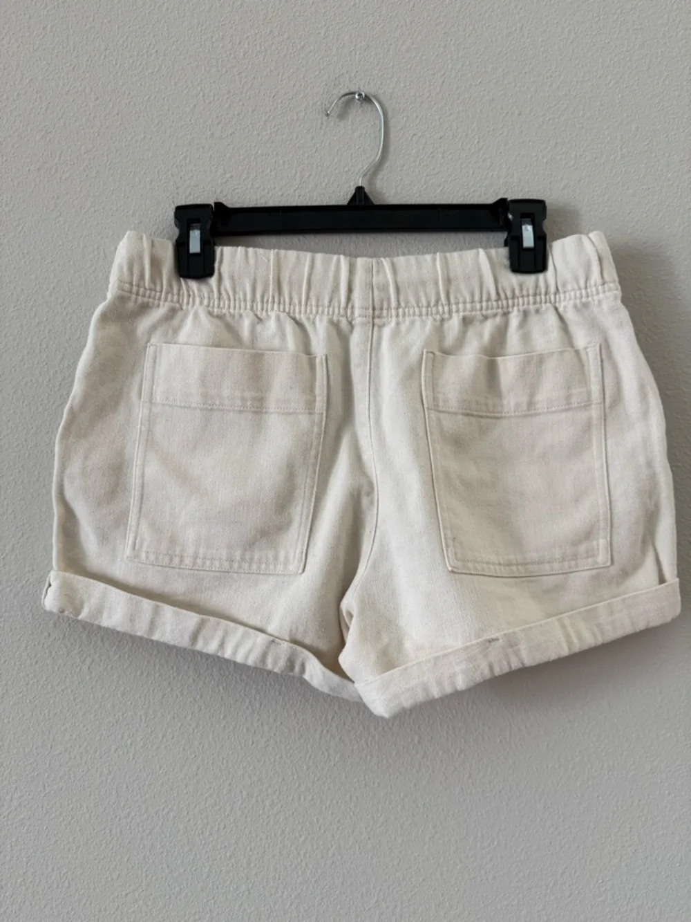 Aerie Cream High Waisted Tie Drawstring Shorts Small - Picture 6 of 10